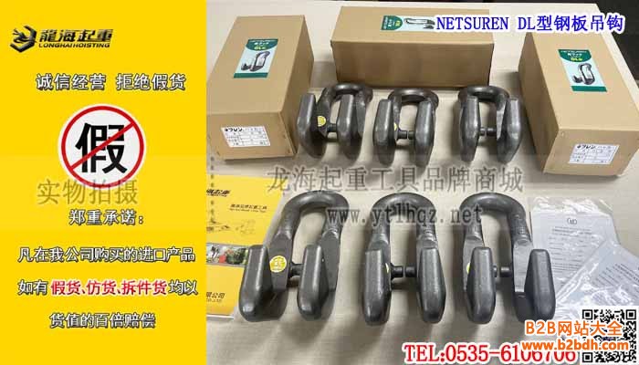 NETSUREN DL型钢板吊钩单条大图